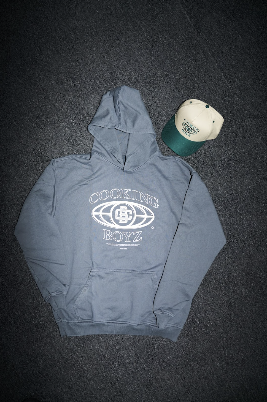 Food Camp Collection | Grey BOG Hoodie